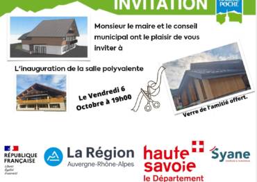 Inauguration Salle Poplyvalente et Locaux Anim’Habère Jeunes