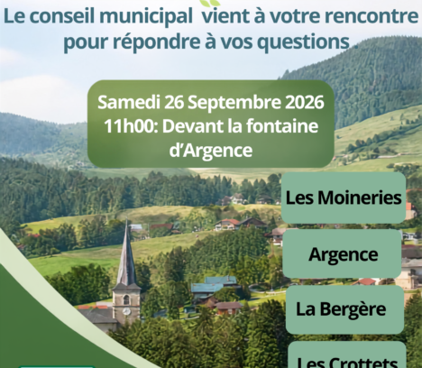 Le conseil municipal à la rencontre des hameaux