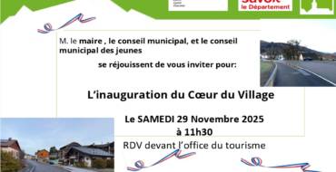 Inauguration Cœur de Village