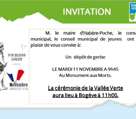 Cérémonie du 11 novembre