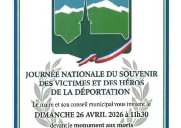 Journée nationale souvenir des victimes et des héros de la déportation