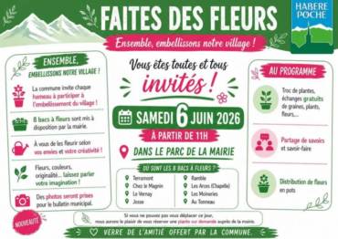 FAITES DES FLEURS